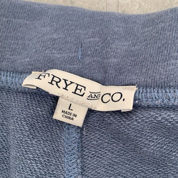 Frye And Co Women's Heritage Plus Size Cargo Blue Joggers Size Large - Picture 3 of 7